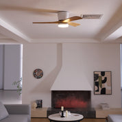Nordic Wood Ceiling Fan Light Modern Design Home Spaces - Image 59