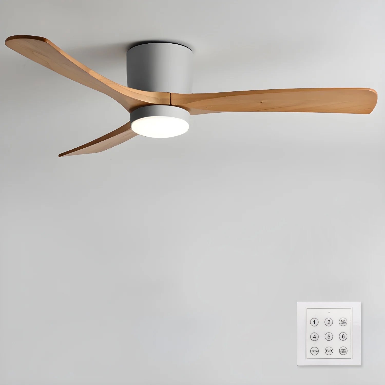 Nordic Wood Ceiling Fan Light Modern Design Home Spaces - Image 68