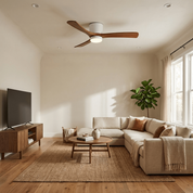 Nordic Wood Ceiling Fan Light Modern Design Home Spaces - Image 7