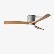 Nordic Wood Ceiling Fan Light Modern Design Living Room - Image 1
