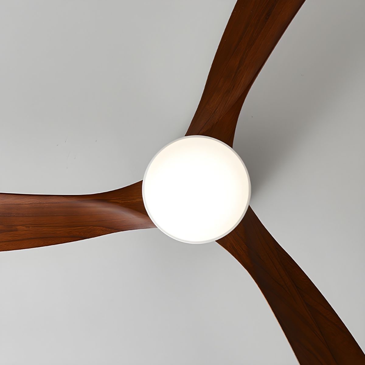 Nordic Wood Ceiling Fan Light Modern Design Living Room - Image 36