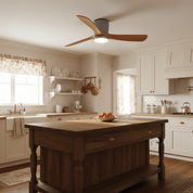 Nordic Wood Ceiling Fan Light Modern Living Spaces - Image 16
