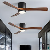 Nordic Wood Ceiling Fan Light Modern Living Spaces - Image 21