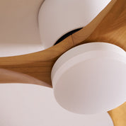 Nordic Wood Ceiling Fan Light Modern Living Spaces - Image 54