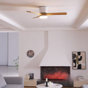 Nordic Wood Ceiling Fan Light Modern Living Spaces - Image 60
