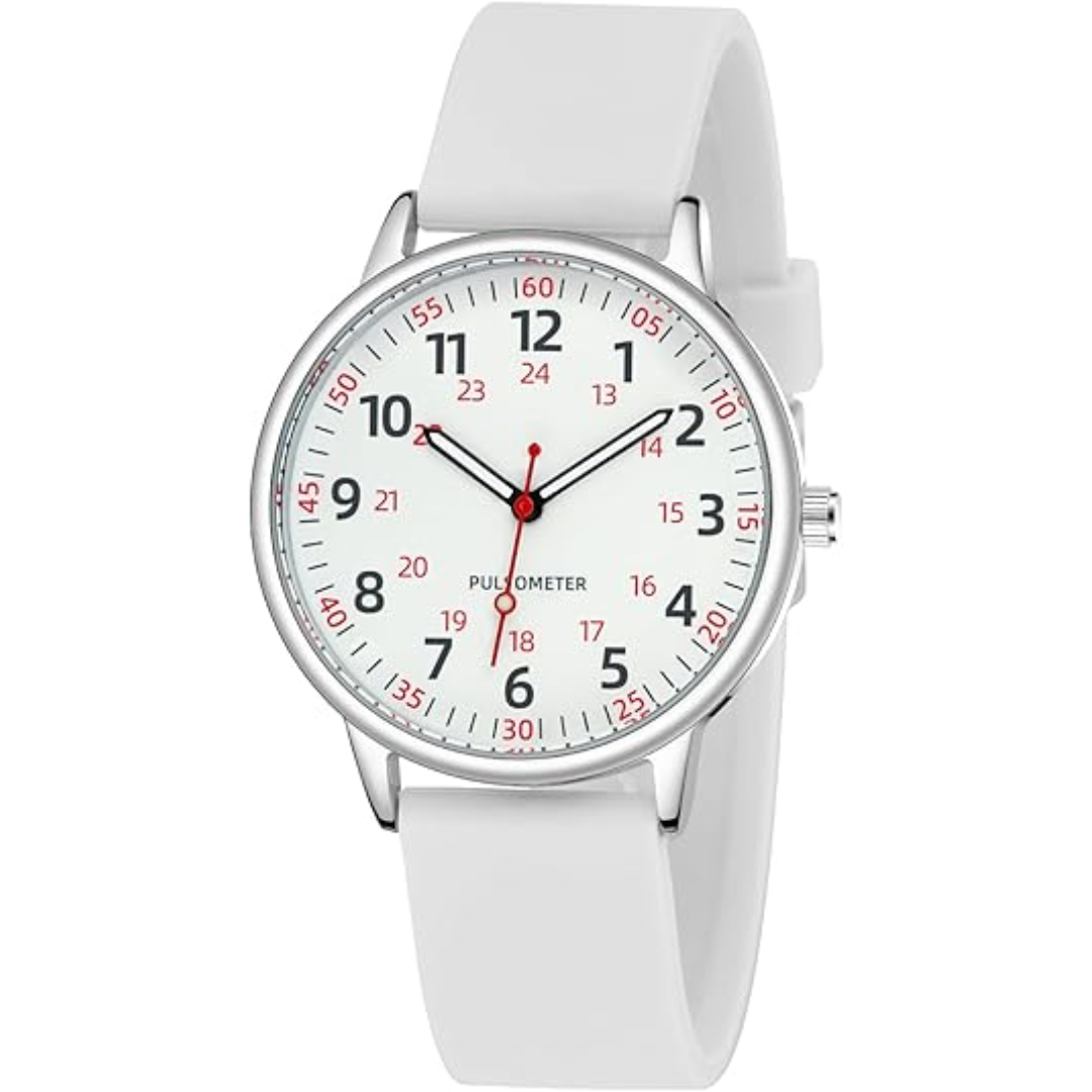 Nurse Watch Stylish Silicone Band Timepiece - Image 1