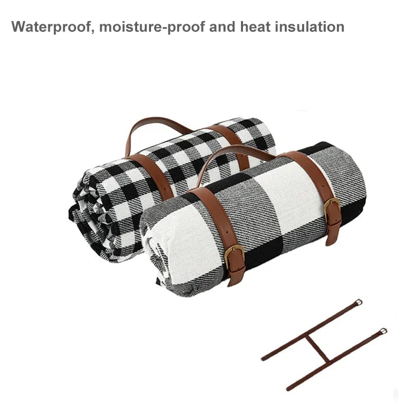Outdoor Picnic Blanket Portable Foldable Mat Travel & Parks - Image 4