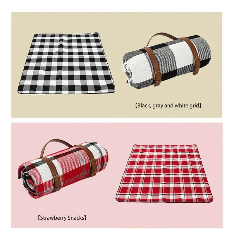 Outdoor Picnic Blanket Portable Foldable Mat Travel & Parks - Image 6