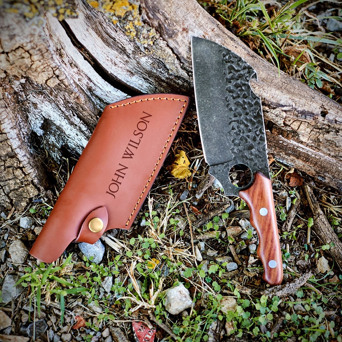 Personalized Meat Cleaver Knife Set Unique Groomsmen Gifts - Image 6