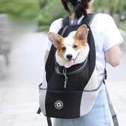 Pet Carrier Backpack Dogs Breathable Mesh Travel Bag - Image 1