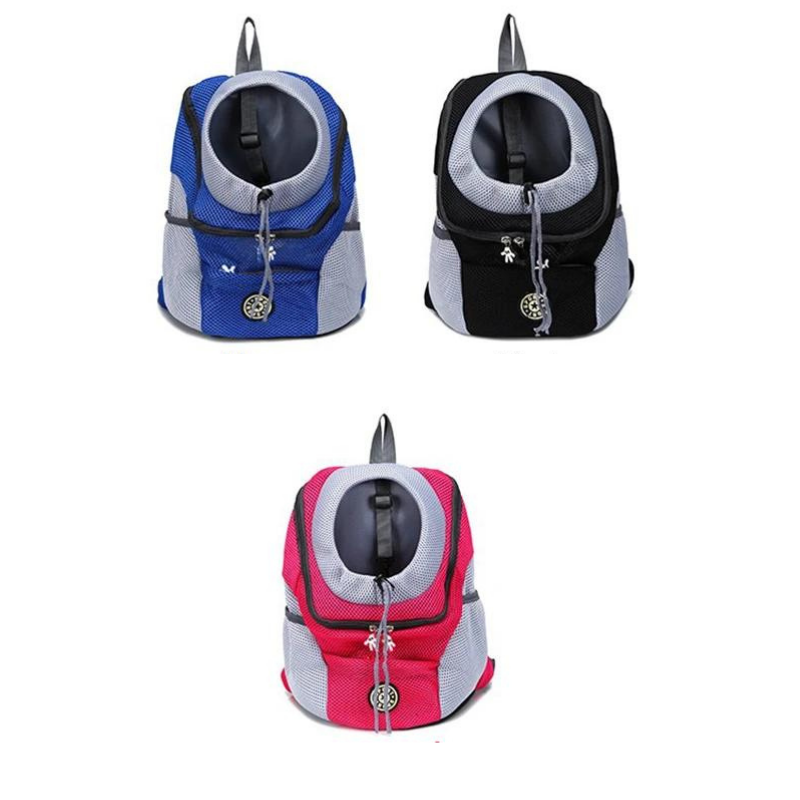 Pet Carrier Backpack Dogs Breathable Mesh Travel Bag - Image 2