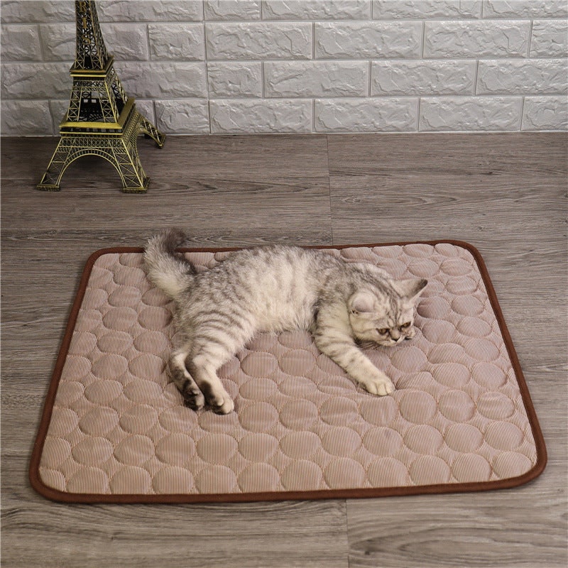 Pet Cooling Mat Dogs and Cats Comfortable Relief Hot Days - Image 3