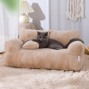 Pet Sofa Bed Cats and Dogs Cozy Plush Couch Style - Image 1