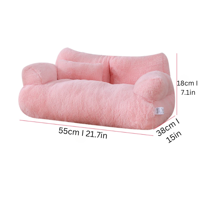 Pet Sofa Bed Cats and Dogs Cozy Plush Couch Style - Image 2