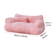 Pet Sofa Bed Cats and Dogs Cozy Plush Couch Style - Image 3