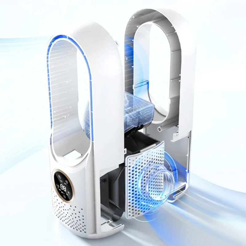 Portable Air Conditioner Humidifier Home and Office Blade-Free Design - Image 6