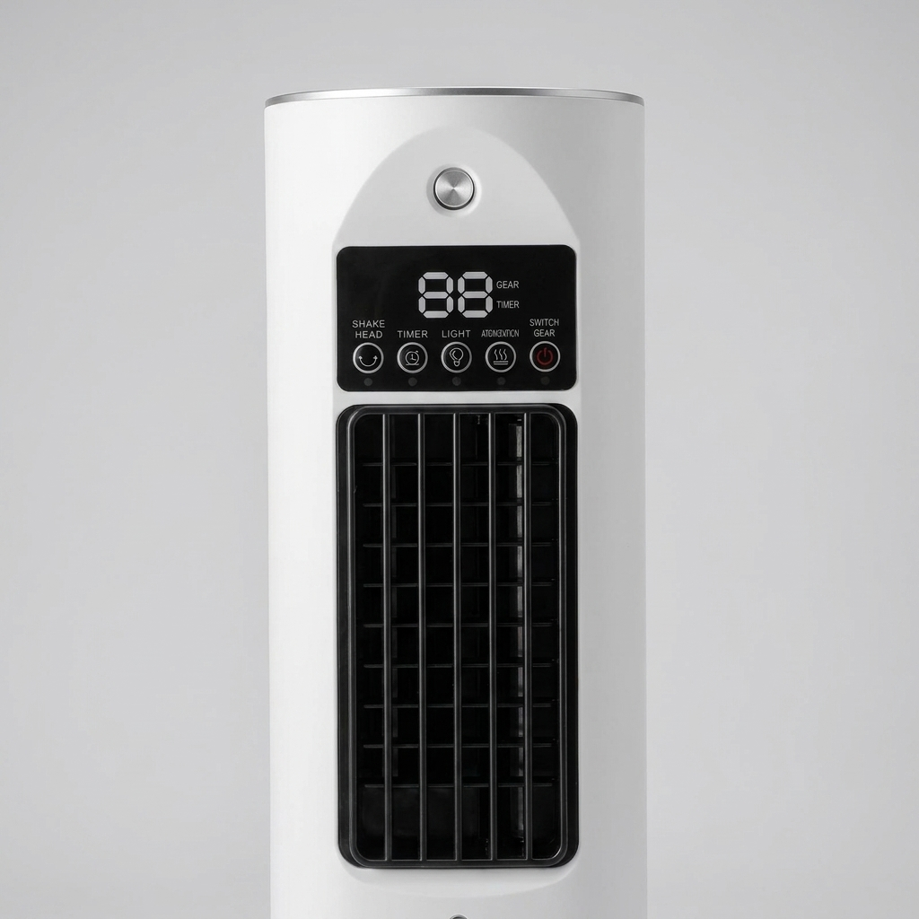 Portable Air Cooler Humidifier USB 6 Speeds Remote Control - Image 2