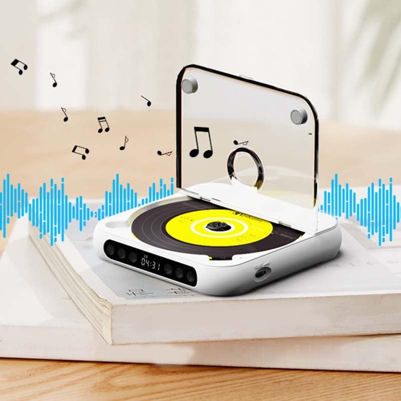Portable Bluetooth Cd Player Hi-Fi Sound and Multiple Colors - Image 1