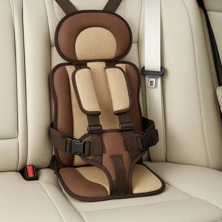 Portable Car Booster Seat 5-Point Harness and Washable Cover - Image 6