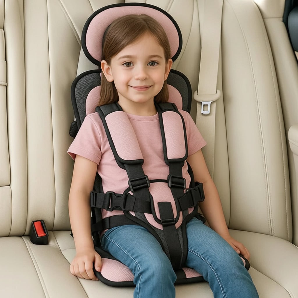 Portable Child Travel Seat Five-Point Harness Ages 1-14 - Image 11