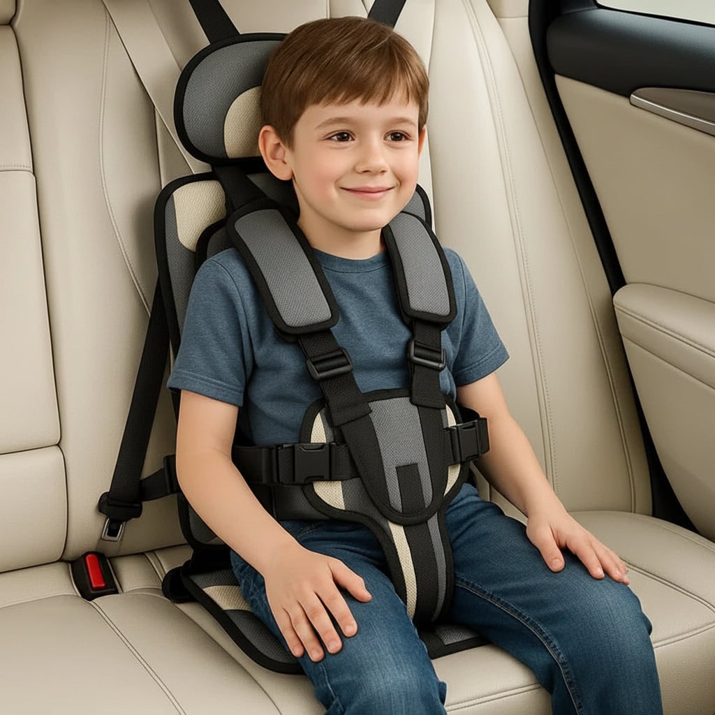 Portable Child Travel Seat Five-Point Harness Ages 1-14 - Image 5