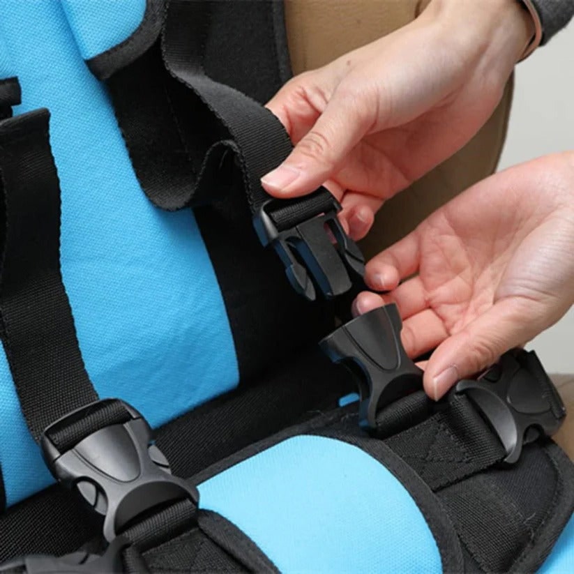 Portable Child Travel Seat Five-Point Harness Ages 1-14 - Image 8