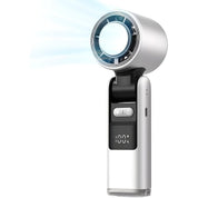 Portable Handheld Fan Digital Display Rechargeable and Compact - Image 2