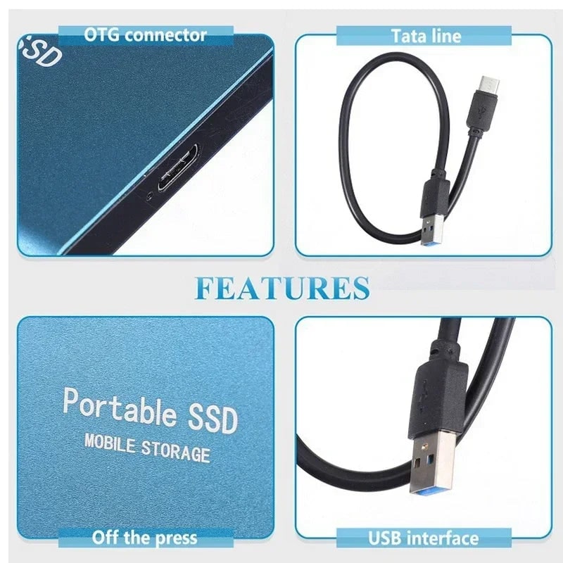Portable Ssd 2tb External Drive Fast Data Storage and Backup - Image 7