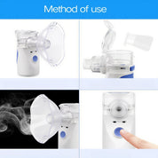 Portable Ultrasonic Nebulizer Personal Use Compact Quiet