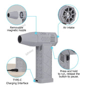 Powerful Mini Handheld Blower Quick Drying and Cleaning Tasks - Image 7