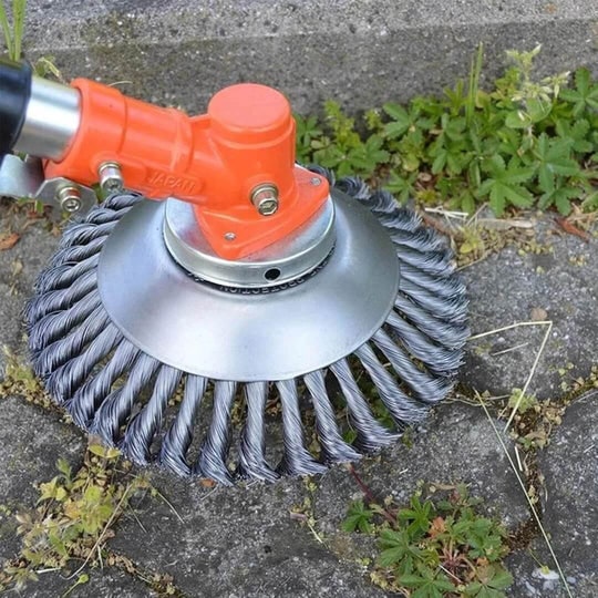 Powerful Weed Trimmer Brush Attachment Effective Lawn Care - Image 3