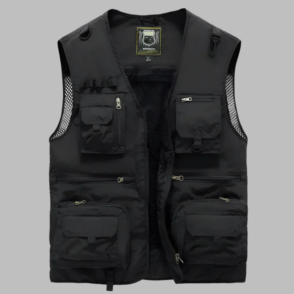 Practical Multi-Pocket Travel Vest Outdoor & Daily Use - Image 2