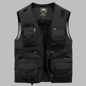 Practical Multi-Pocket Travel Vest Outdoor & Daily Use - Image 2