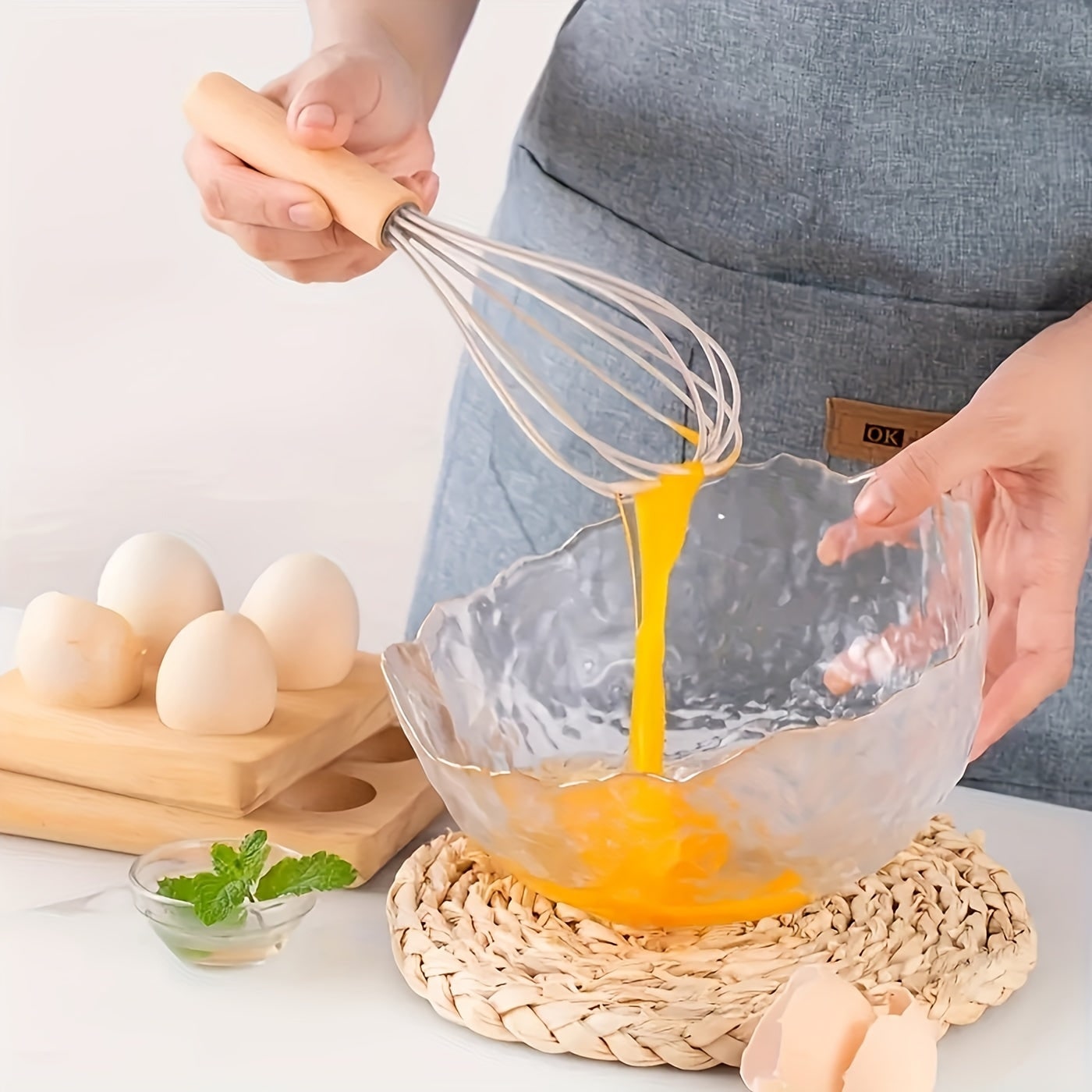 Premium Kitchen Utensil Set Bamboo Handles 12-Piece Collection - Image 8