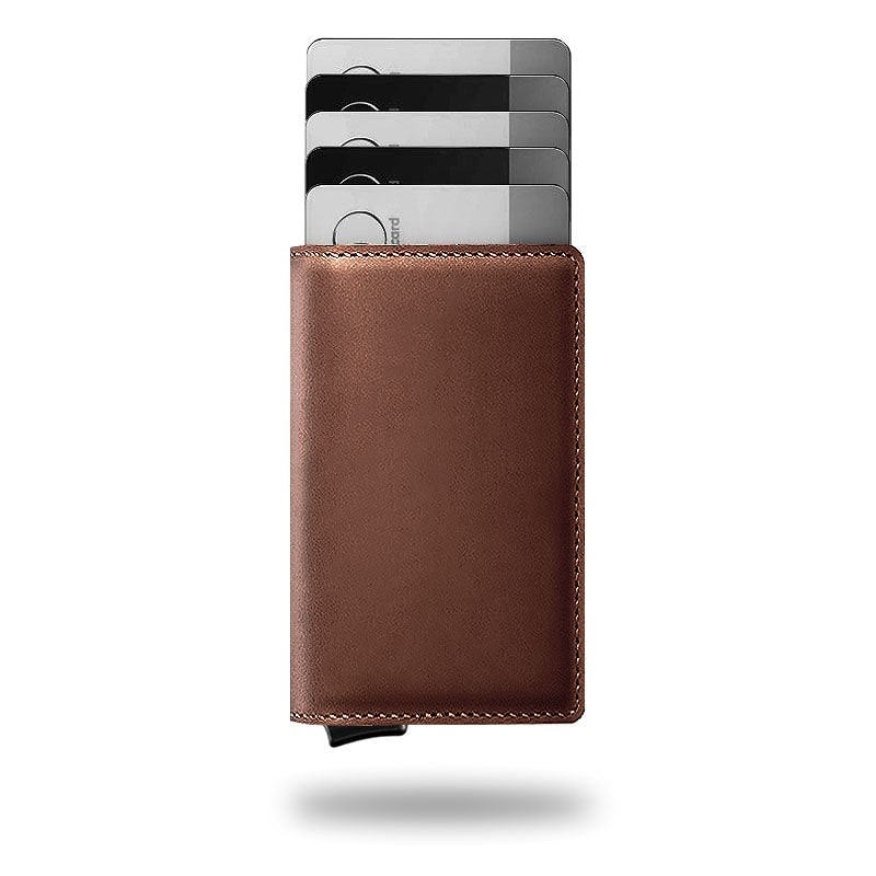 Premium Leather Wallet Cards and Cash Slim Design RFID Protection - Image 5