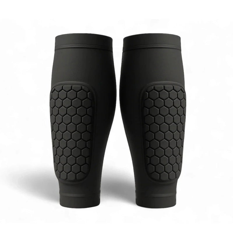 Protective Knee Pads Skiing and Soccer Honeycomb Design Black - Image 1