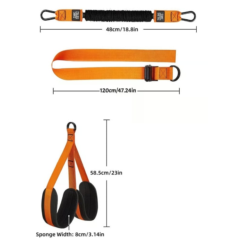 Pull-Up Assistance Band Double Foot System Home Workouts - Image 9