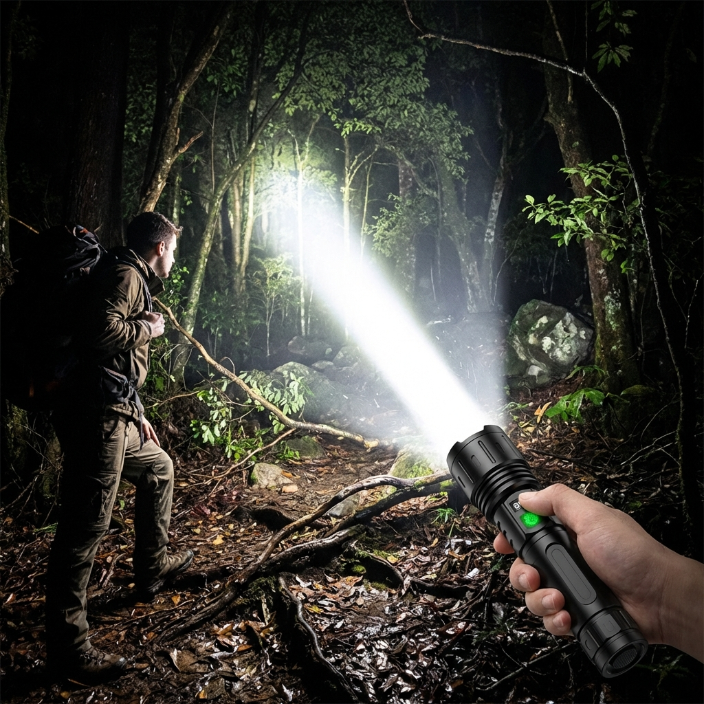 Rechargeable LED Flashlight 5 Modes and Type C Charging - Image 2