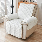 Recliner Cover Soft Plush Protector Furniture Snug Fit Quilted - Image 11
