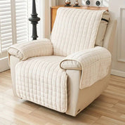 Recliner Cover Soft Plush Protector Furniture Snug Fit Quilted - Image 12