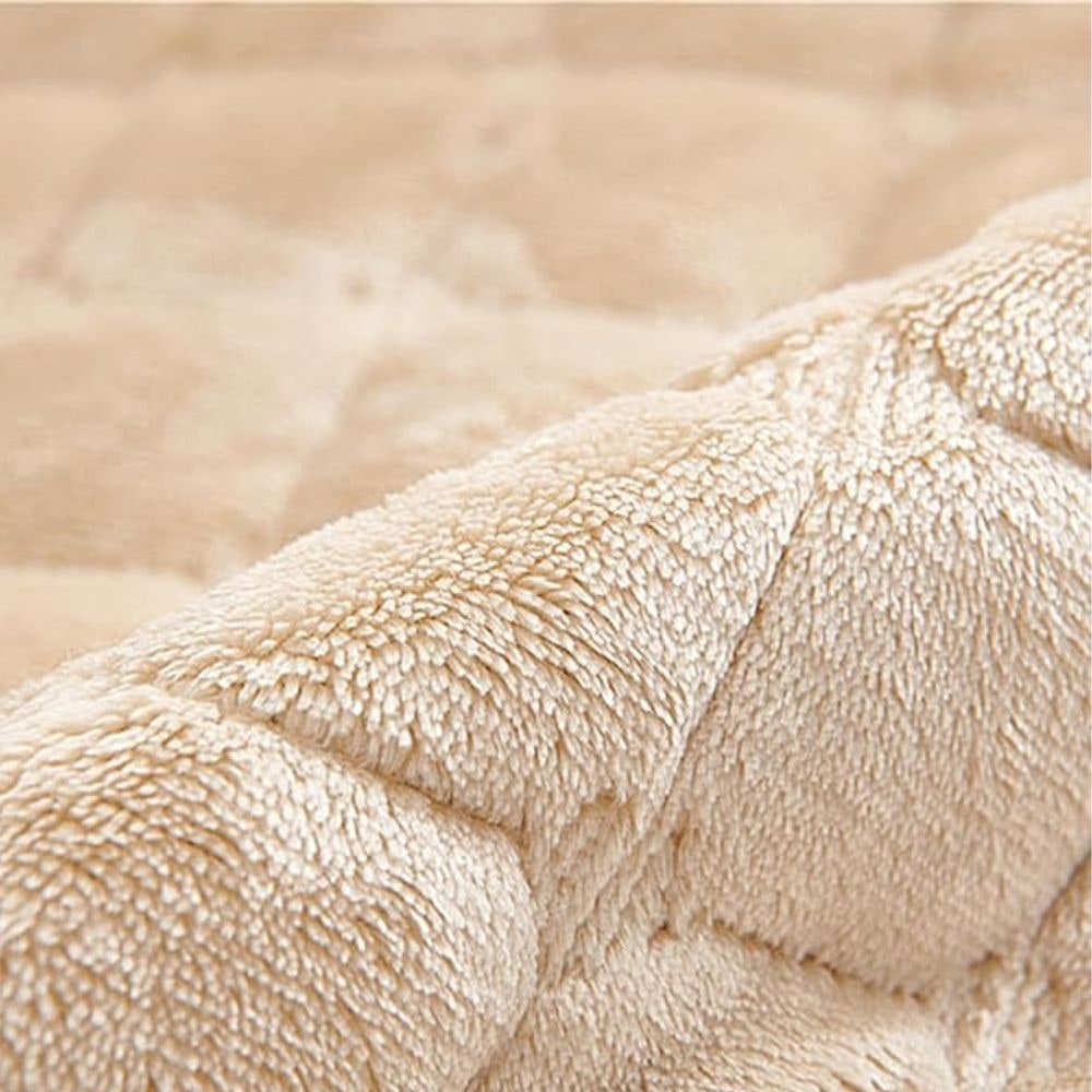 Recliner Cover Soft Plush Protector Furniture Snug Fit Quilted - Image 3