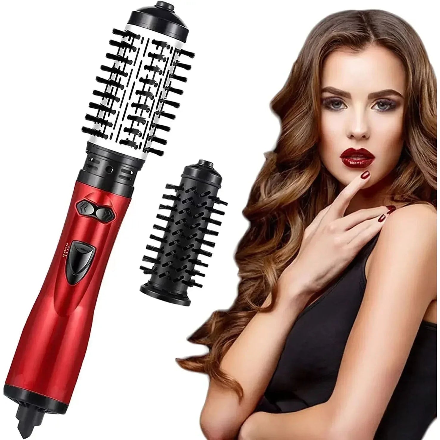 Rotating Hair Dryer Brush 2-In-1 Volumizing Styling Tool - Image 10