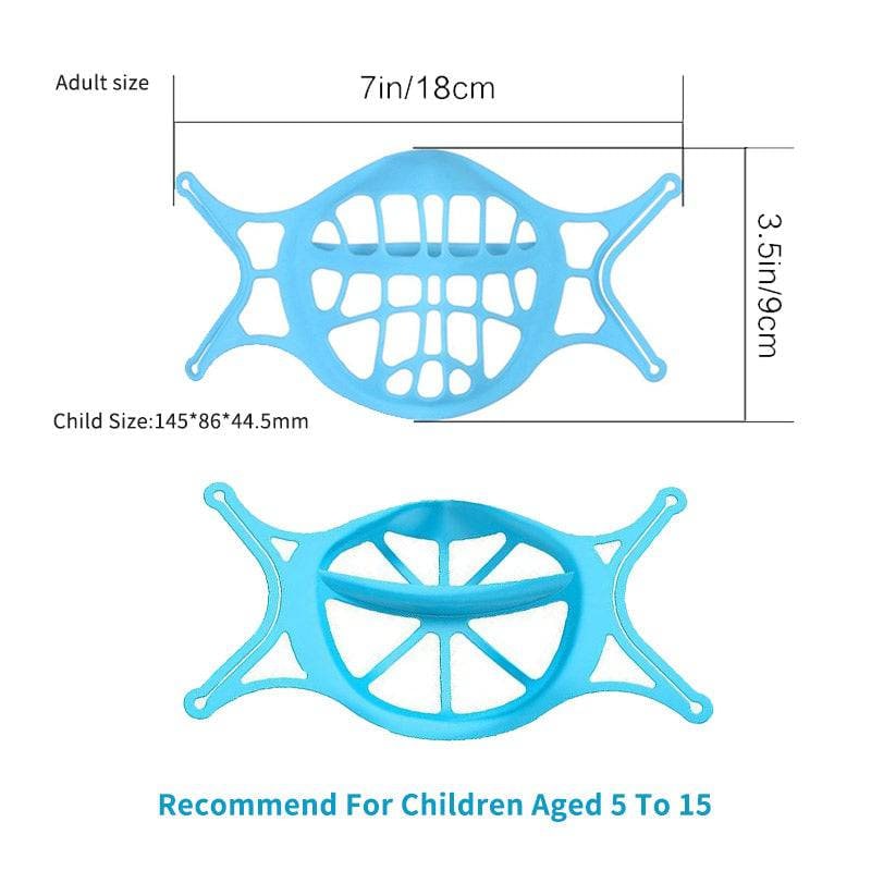 Silicone 3D Mask Bracket Comfort and Breathability 6th Gen Upgrade - Image 3