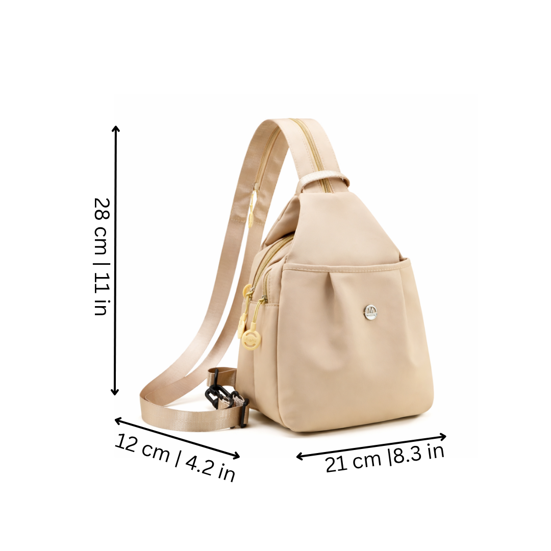 Sling Backpack Stylish Crossbody Bag Lightweight Nylon - Image 2