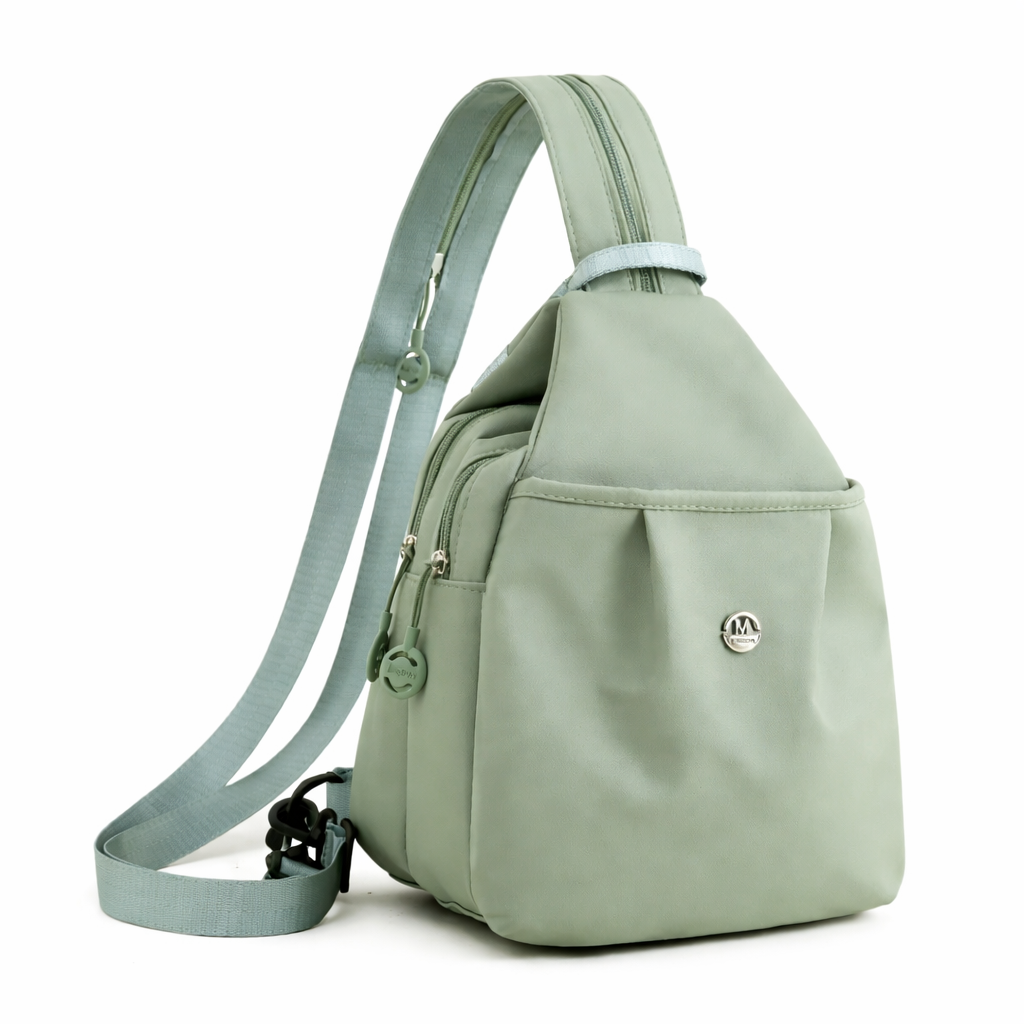 Sling Backpack Stylish Crossbody Bag Lightweight Nylon - Image 5