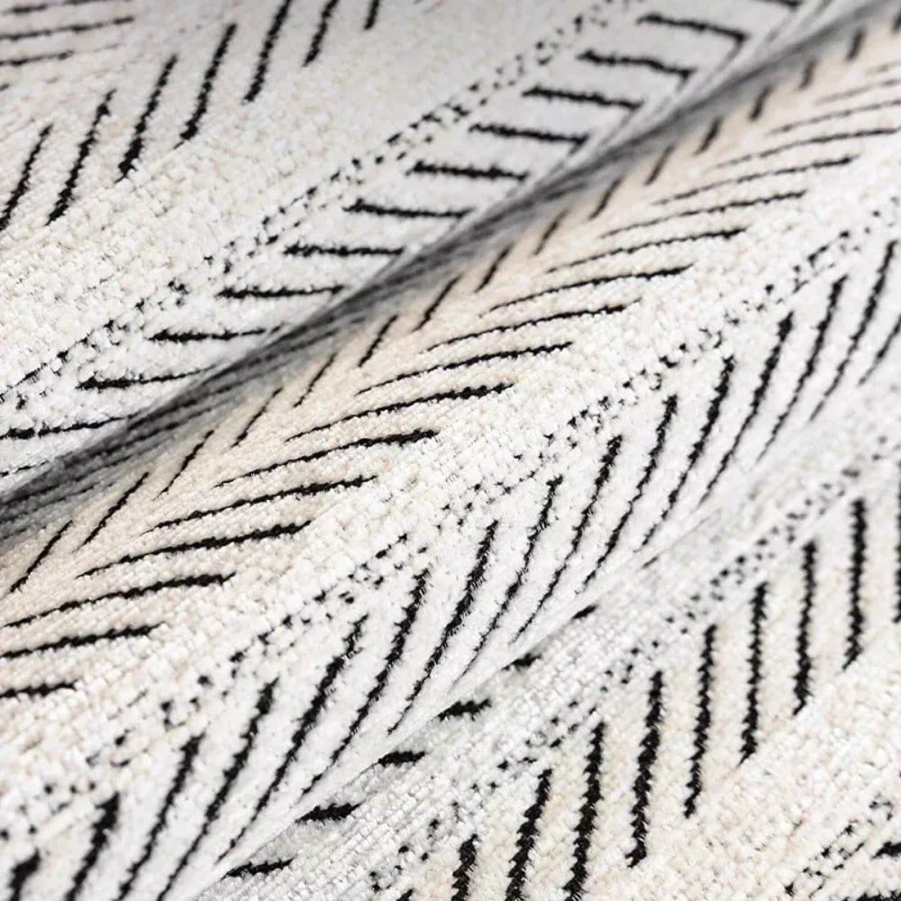 Sofa Cover Couch Cover Herringbone Scallop Slipcover - Image 7