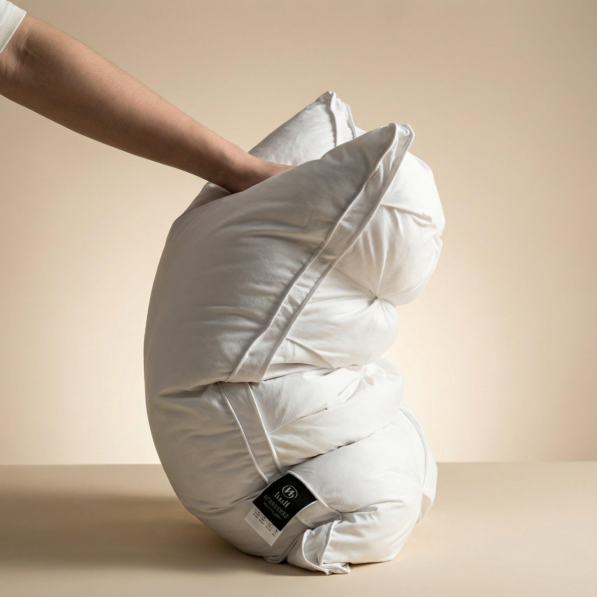 Soft Cotton Hotel-Style Pillow Breathable Support Sleep Comfort - Image 3