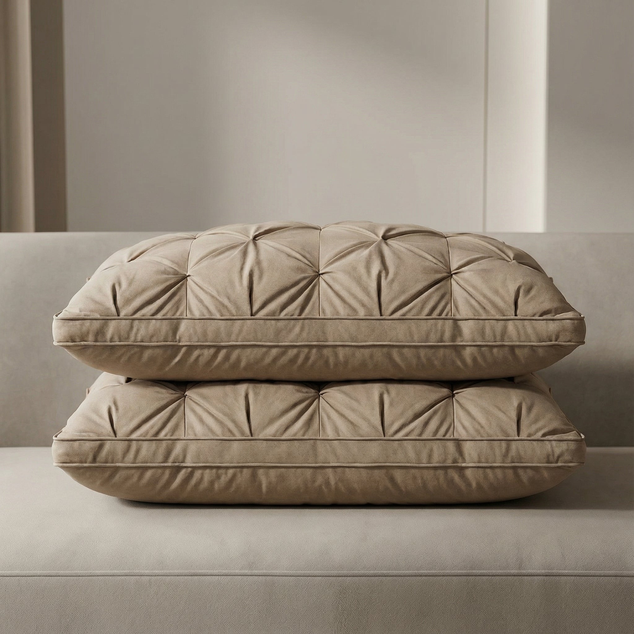 Soft Cotton Hotel-Style Pillow Breathable Support Sleep Comfort - Image 5