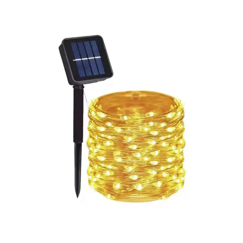 Solar String Lights Outdoor Decor White LED Fairy Lights - Image 3