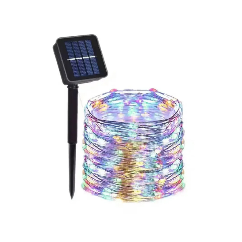 Solar String Lights Outdoor Decor White LED Fairy Lights - Image 5